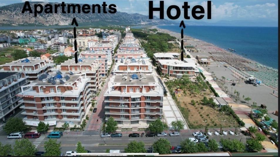 Fishta Hotel & Apartments Velipojë Buitenkant foto